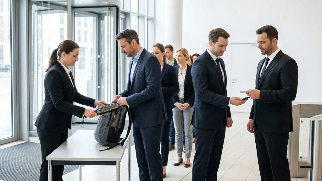 Einlass- und Personenkontrolle