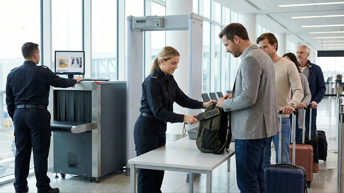 Personen- und Gepäckkontrolle Image