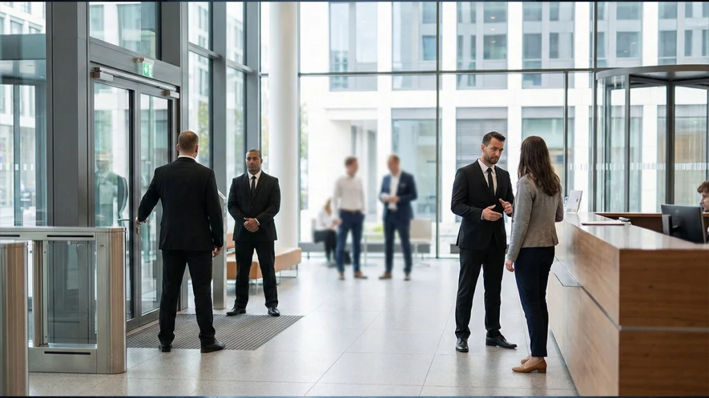 Sicherheitsdienste vor Ort